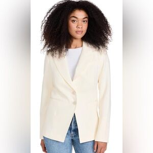 Paige Chelsea Blazer Ecru Small-NEVER WORN
